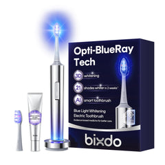 Bixdo whitening electric toothbrush with 460nm blue light technology