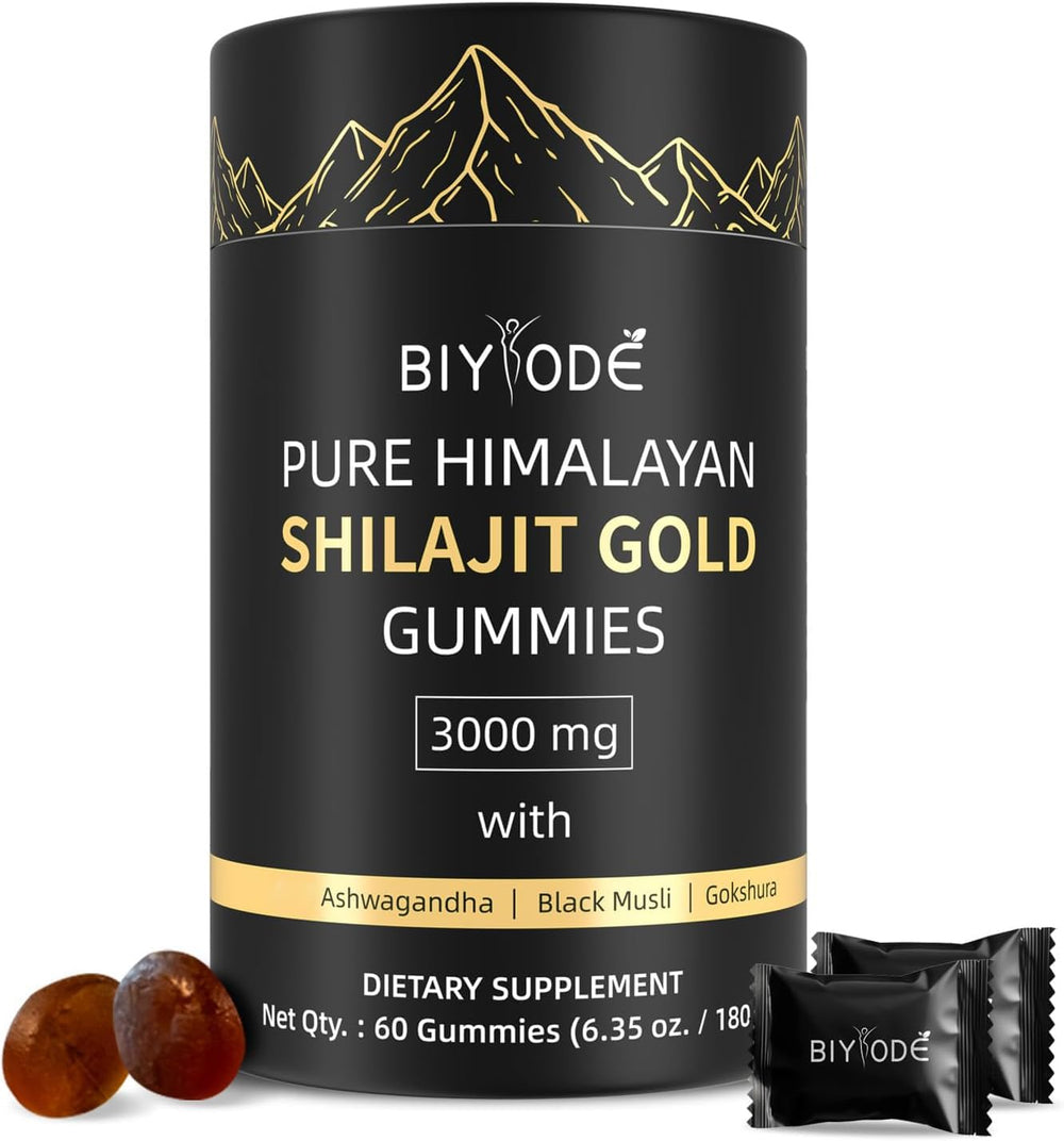 BIYODE Shilajit Gummies – Himalayan pure Shilajit resin with Ashwagandha