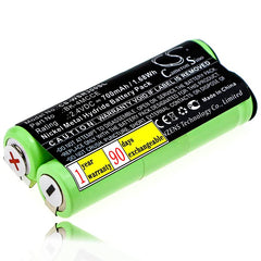 BK-4MCCE battery with 2.4V 700mAh Ni-MH for Sensonic toothbrush