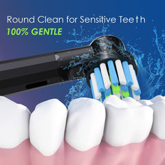 BKIX replacement brush head compatible with Genius X and Smart 1500, 8-pack