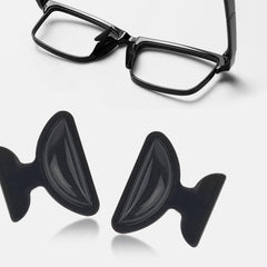 Soft cushioned silicone nose pads for all-day comfort