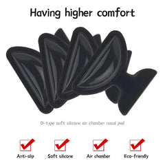 Compatible with full-frame glasses and sunglasses