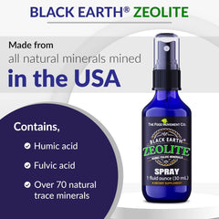 Product shot of Black Earth Zeolite 2-pack bottles