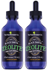 Black Earth Zeolite with Humic and Fulvic Acids detox product bottle