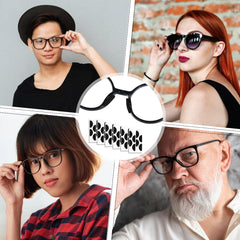 Non-slip foam nose pads suitable for most eyeglasses and sunglasses