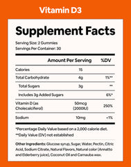 Vegan-friendly Vitamin D3 gummies made in the USA