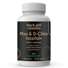 Hero image: Black Girl Vitamins Inositol 60-count bottle