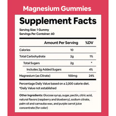 Black Girl Vitamins Magnesium Gummies bottle with label