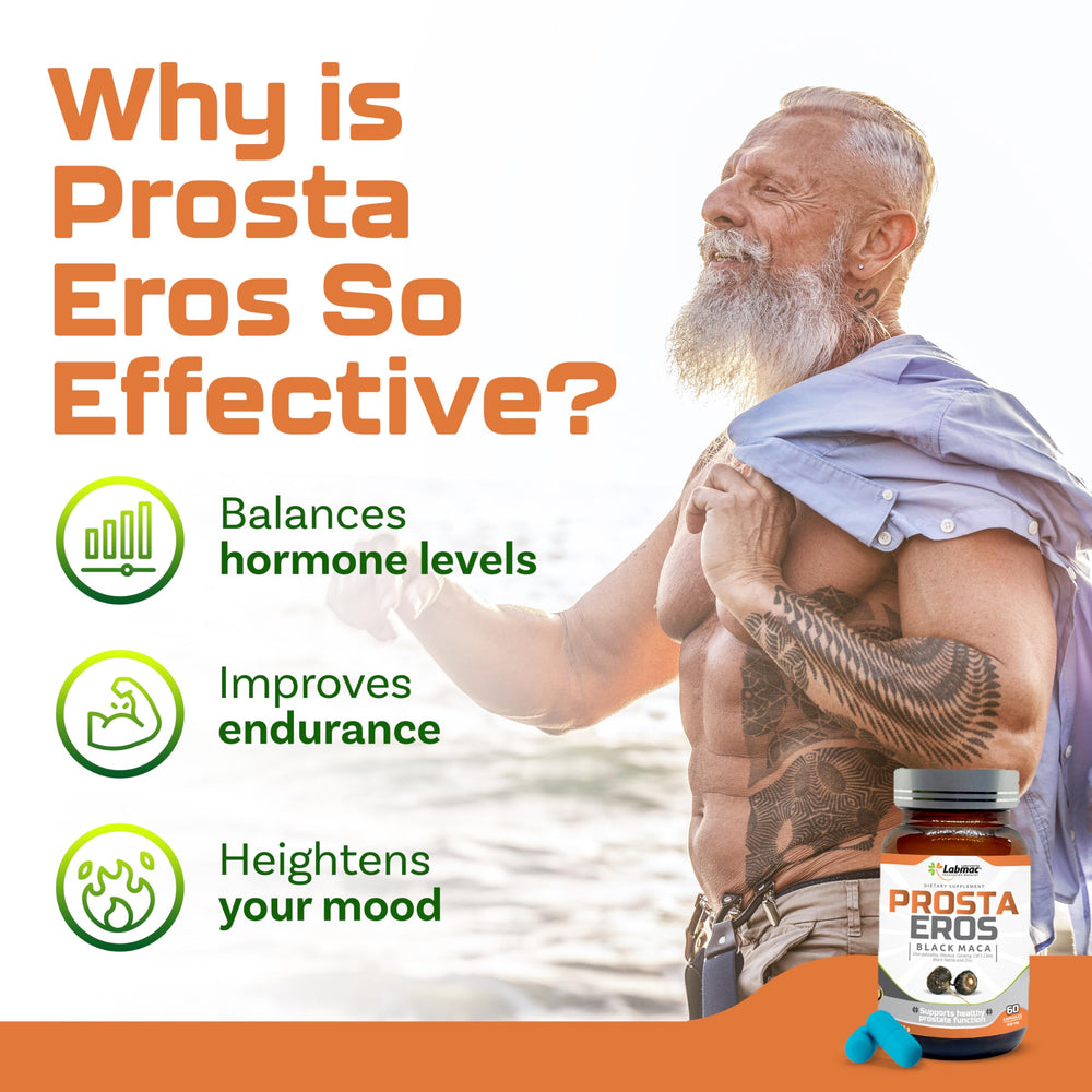 Black Maca root used in Prosta Eros