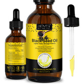 60ml bottle of organic cold-pressed black seed oil