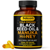 Black seed oil capsules with 1010mg per serving.
