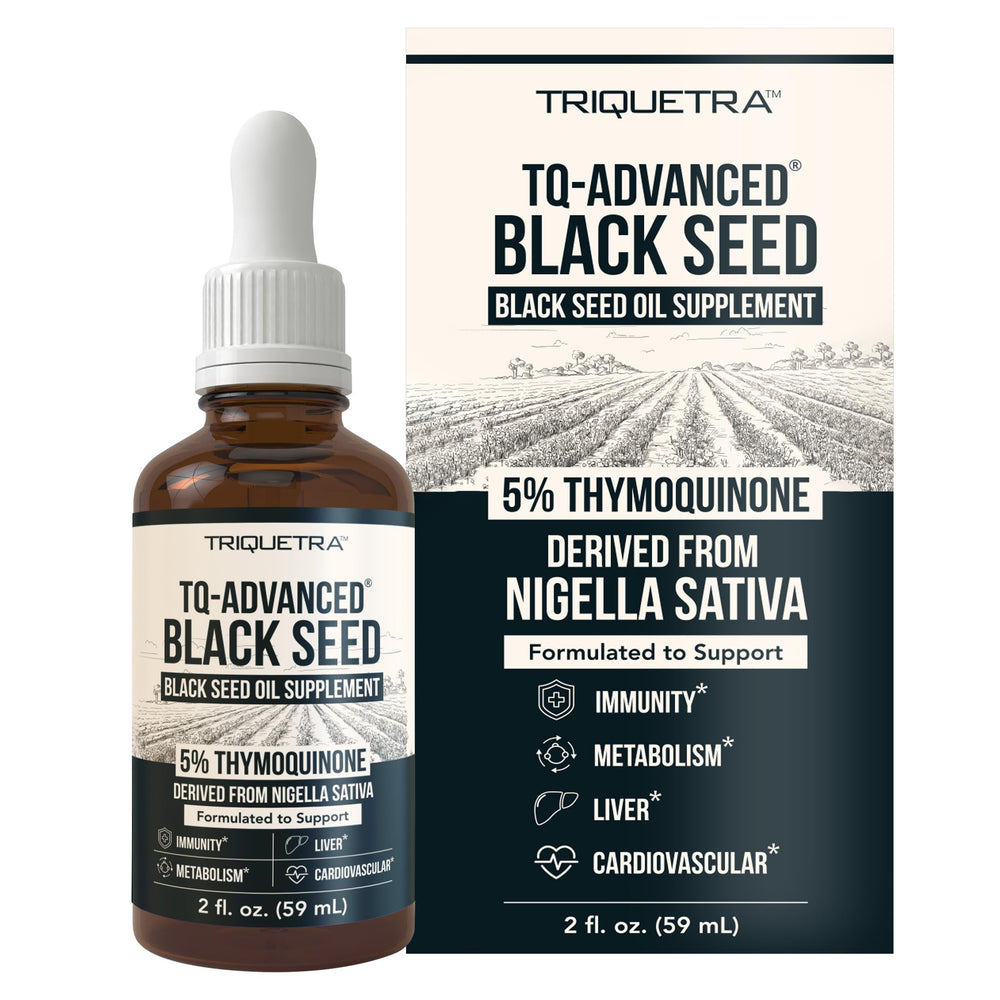 TQ-Advanced Black Seed Oil Liquid bottle with 30 servings