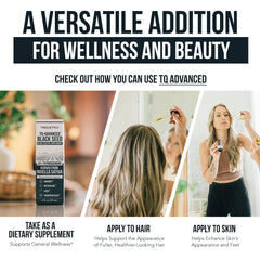 Nutrient-rich Black Seed Oil (Nigella sativa) liquid