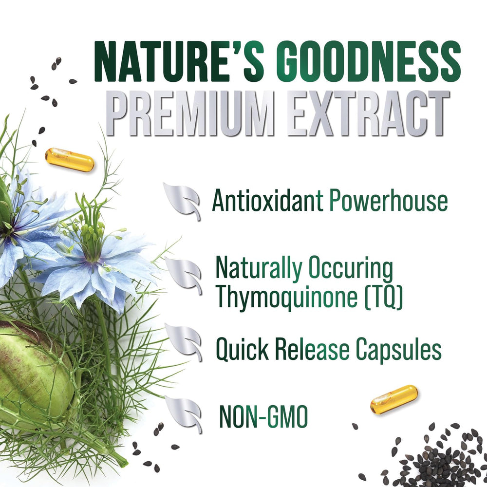 Packaging for Black Seed Oil Softgels