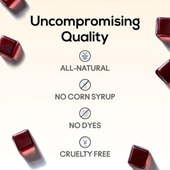 Blackberry flavor gummies from TrueMushroom Sleep Support line