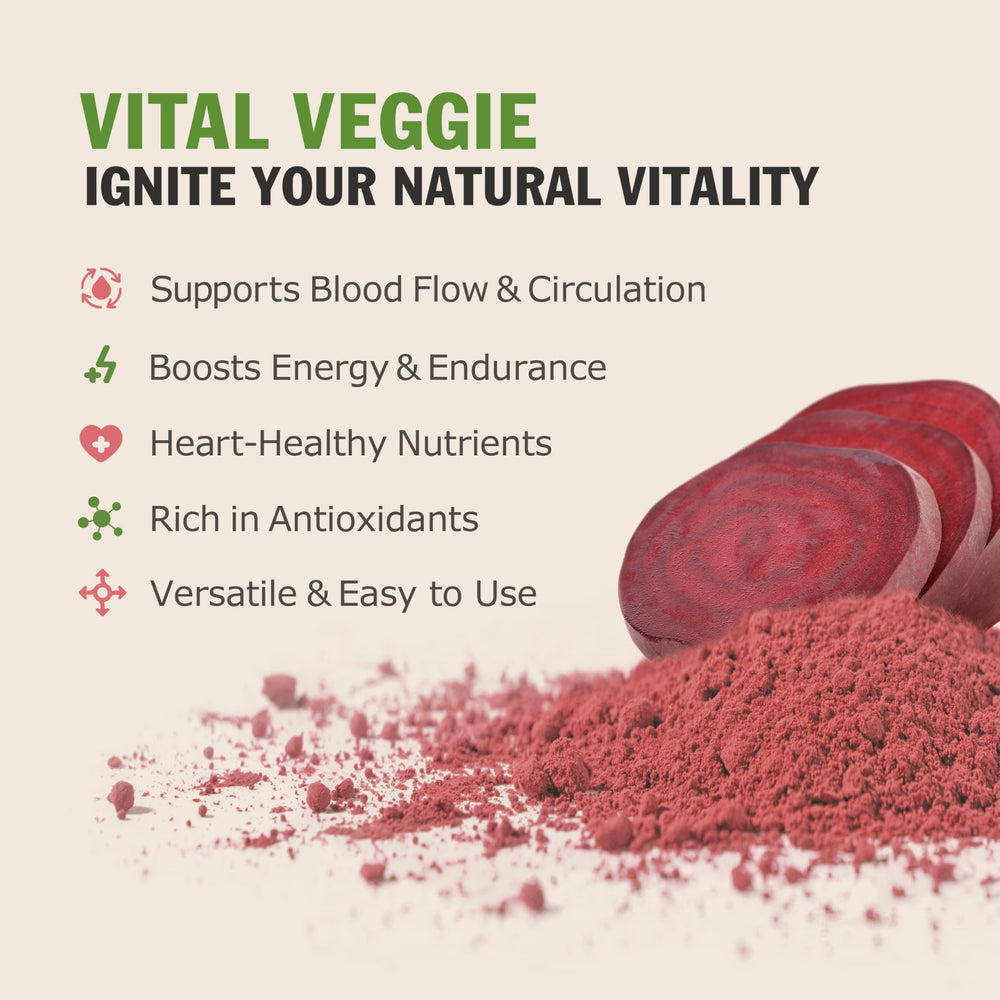 Black Hut Beetroot Powder in smoothie highlights color and flavor enhancement.