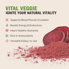 Black Hut Beetroot Powder in smoothie highlights color and flavor enhancement.
