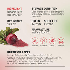 Black Hut Beetroot Powder resealable pouch keeps aroma and freshness intact.