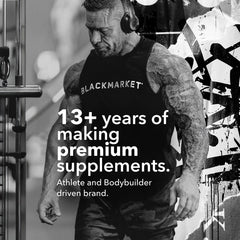Back of canister nutrition facts and ingredients list