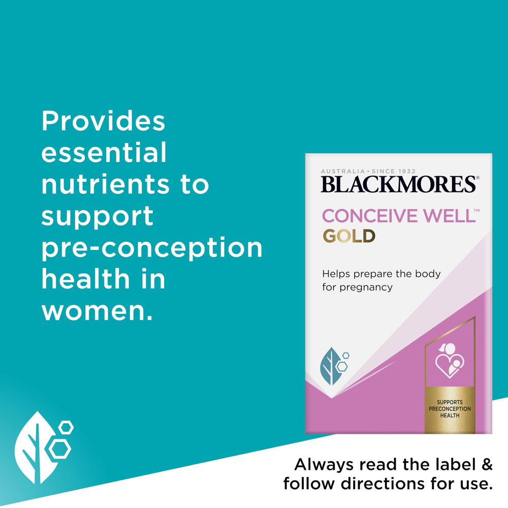 Soft capsules of Blackmores Conceive Well Gold