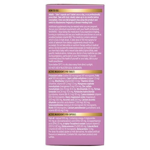 Tablets of Blackmores Conceive Well Gold