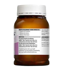 Close-up view of Blackmores Evening Primrose Oil 1000mg capsules