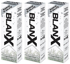 BlanX Whitening Toothpaste with Arctic Lichens – 75 ml, pack of 3 (Italian import)