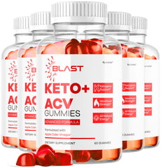 Blast Keto ACV Gummies bottle front view