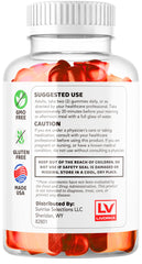 Nutrition facts panel of Blast Keto ACV Gummies