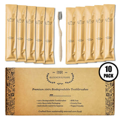 Toothbrush packaging with recyclable paper sleeve