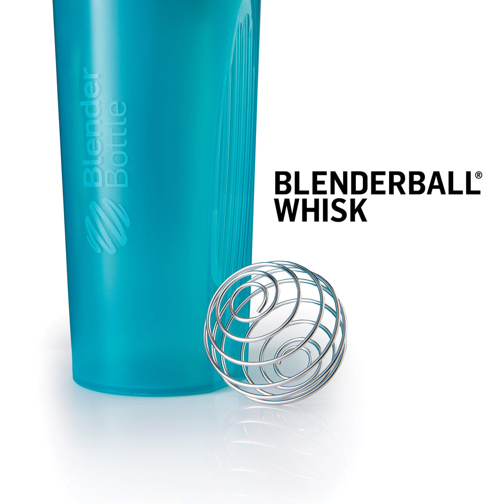 Wide mouth opening on BlenderBottle Classic shaker bottle for easy ingredient addition