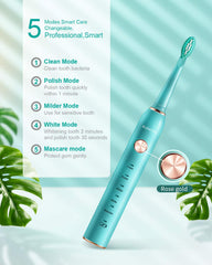 Close-up of DuPont brush heads for Blenpapa toothbrush