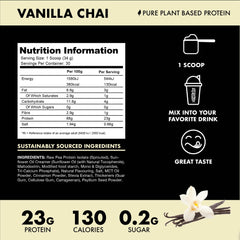 Blessed vegan protein powder tub with scoop ideal daily protein boost