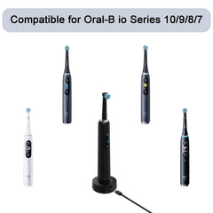 Dock with USB-A and USB-C cables for Oral-B iO charger