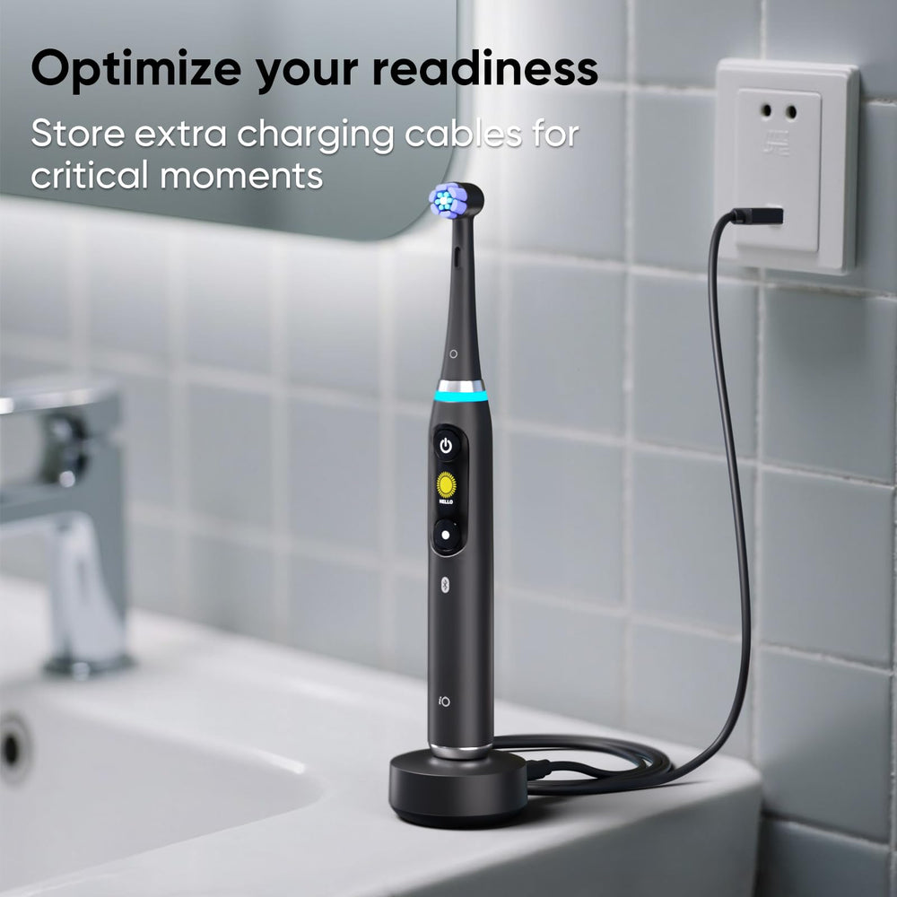 Includes charging dock and two charging cables