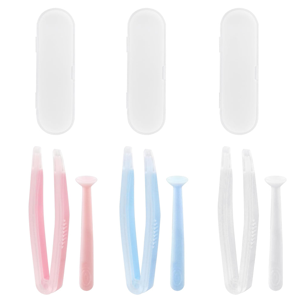 BlingKingdom 3-Piece contact lens applicator kit pink variant with case