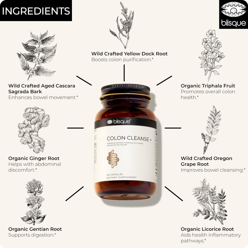 Cascara sagrada bark and herbal blend