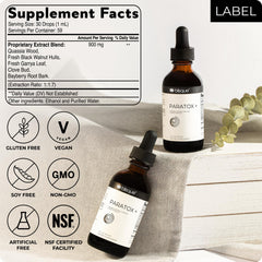 Yellow dock root ingredient for Blisque PARATOX+