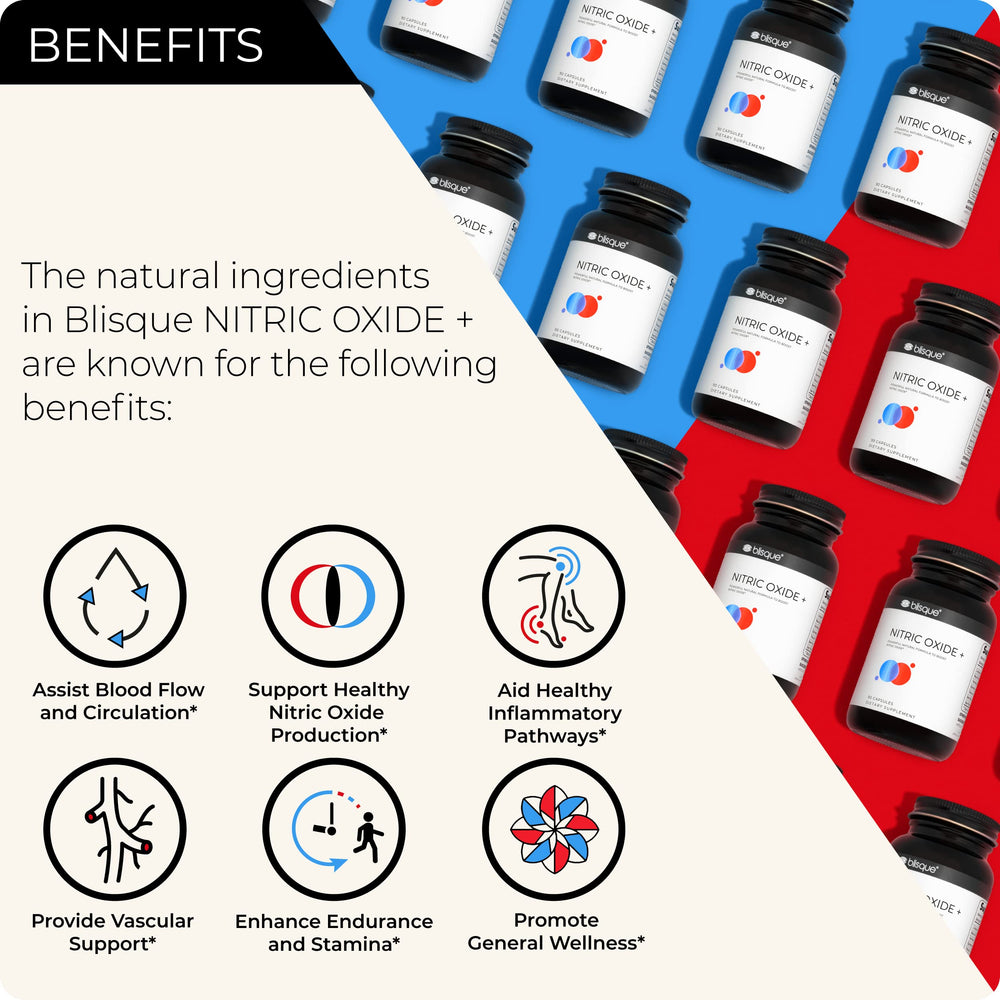 Blisque bottle close-up showing 90 capsules