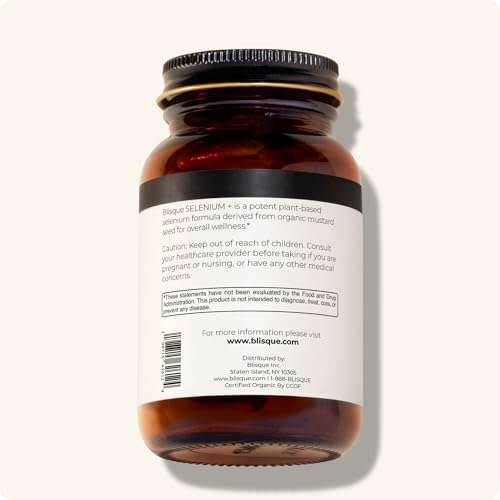 90-count Blisque selenium supplement bottle