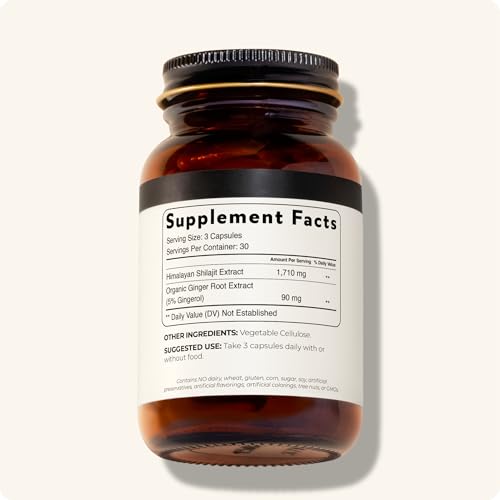 Shilajit capsules with Himalayan mountains backdrop