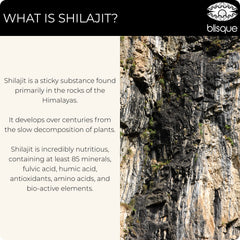 Texture of Blisque Shilajit resin