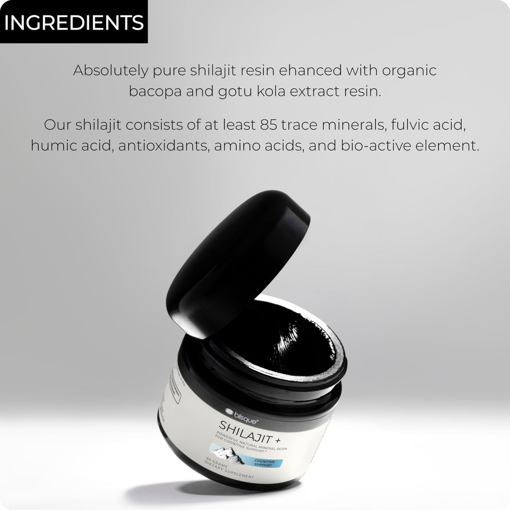 Shilajit resin with ginger extract element