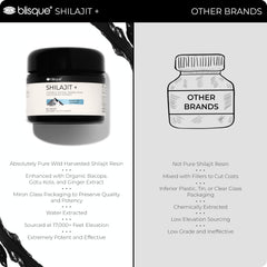 Blisque Shilajit Cognitive Support label