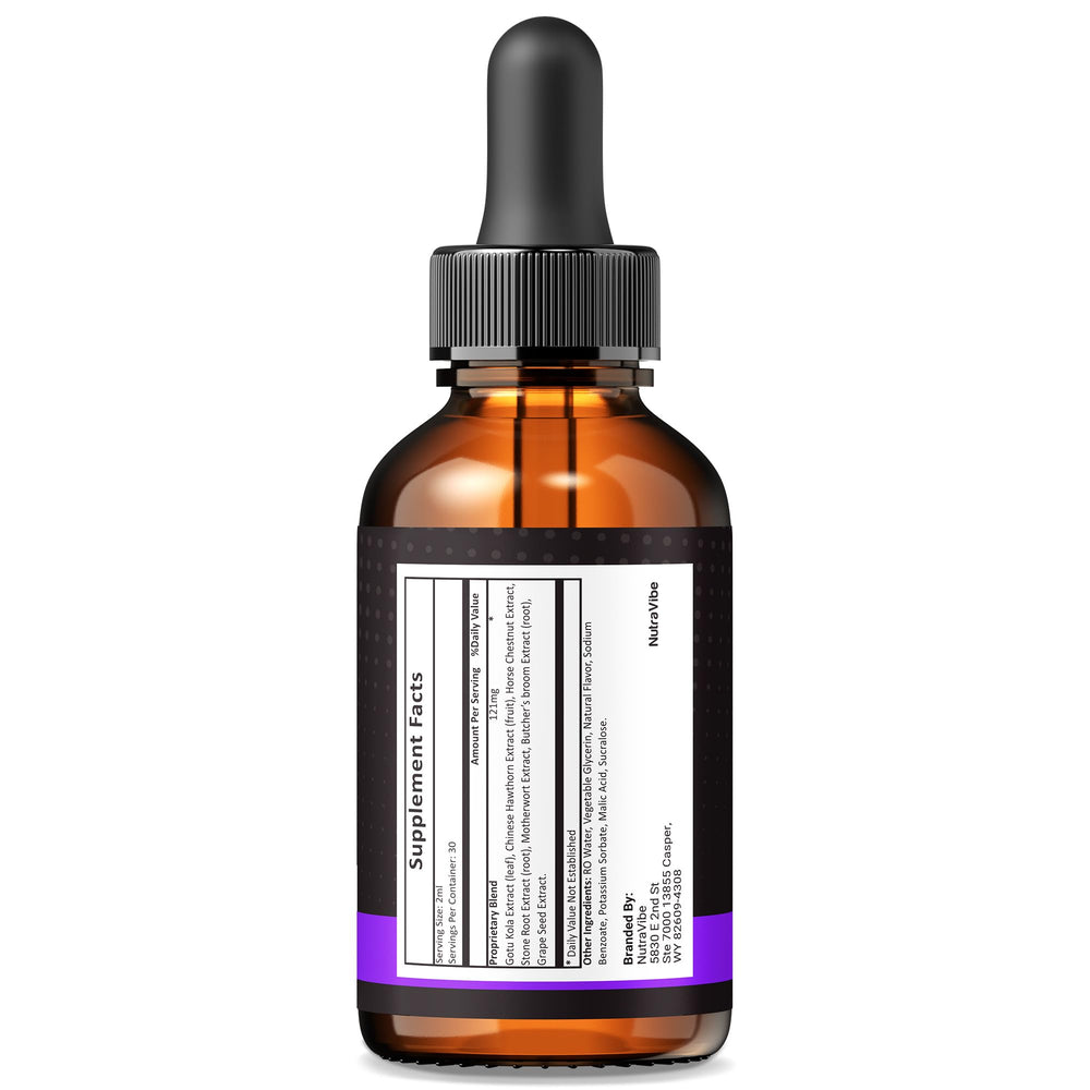 Front view of Bliss of Utopia Drops bottle and packaging