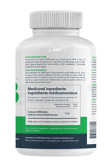 Close-up of Blonyx HMB Sport Capsules in the bottle