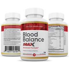 Blood Balance Max 1295MG 2-pack product shot on white background