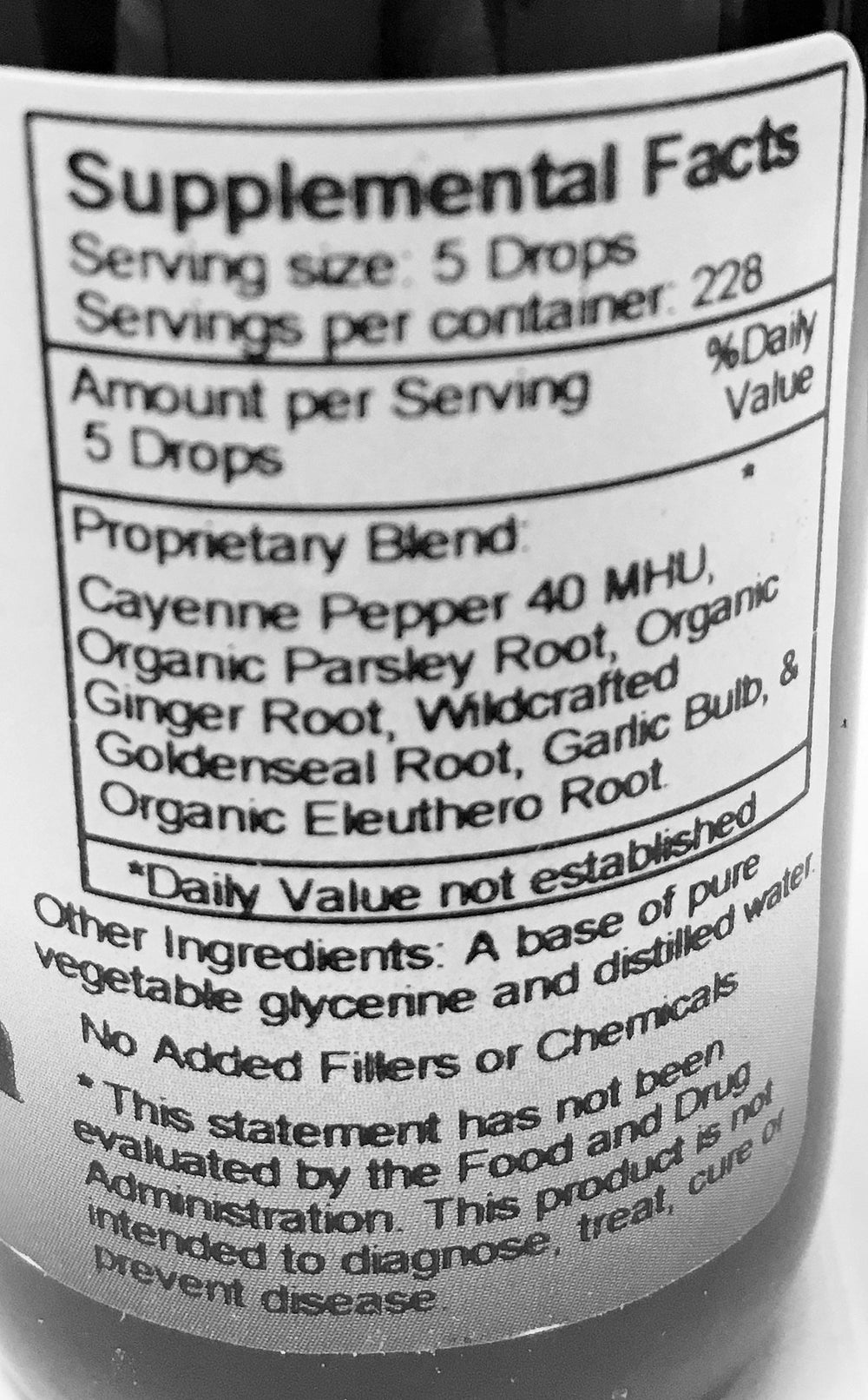Herbal ingredients used in Blood Circulation Extract