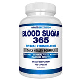 Arazo Nutrition Blood Sugar 365 bottle and capsules