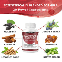 Bottle of Blood Sugar Complex with 60 capsules